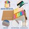 15 Pack Spiral Notebook Steno Pads Lined Notebook Notepad with Pen in Holder Sticky Notes and Page Marker Colored Index Tabs Small Pocket Notebooks for Office School Supplies, 4.7 X 5.9 Inch